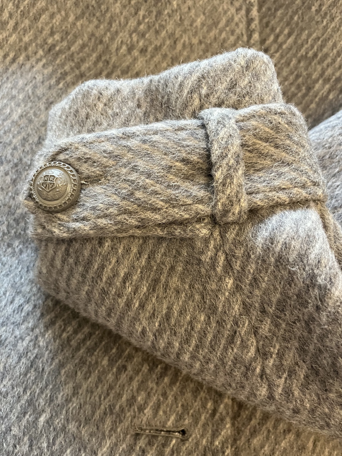 grey cropped Lani Coat size AU12