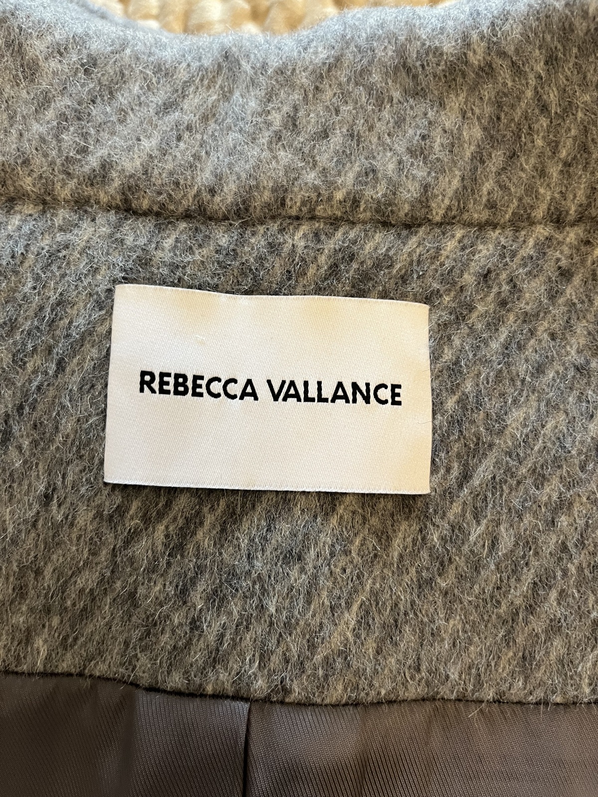 grey cropped Lani Coat size AU12