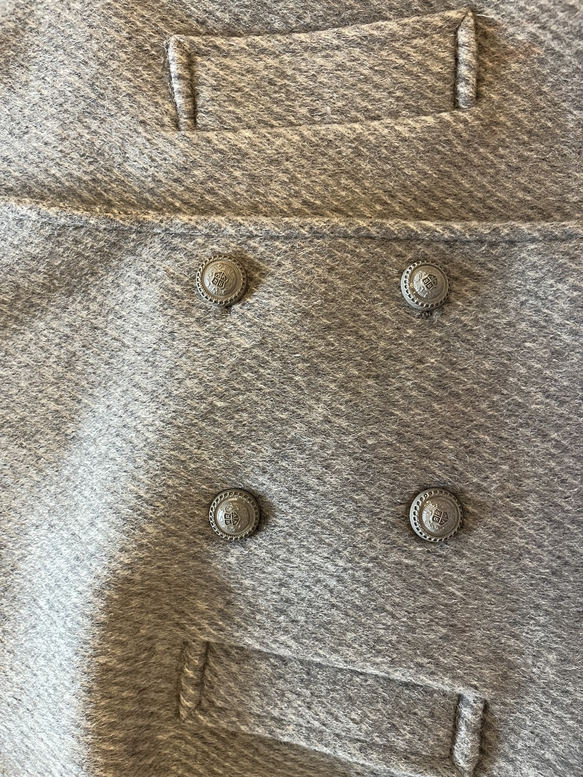 grey cropped Lani Coat size AU12