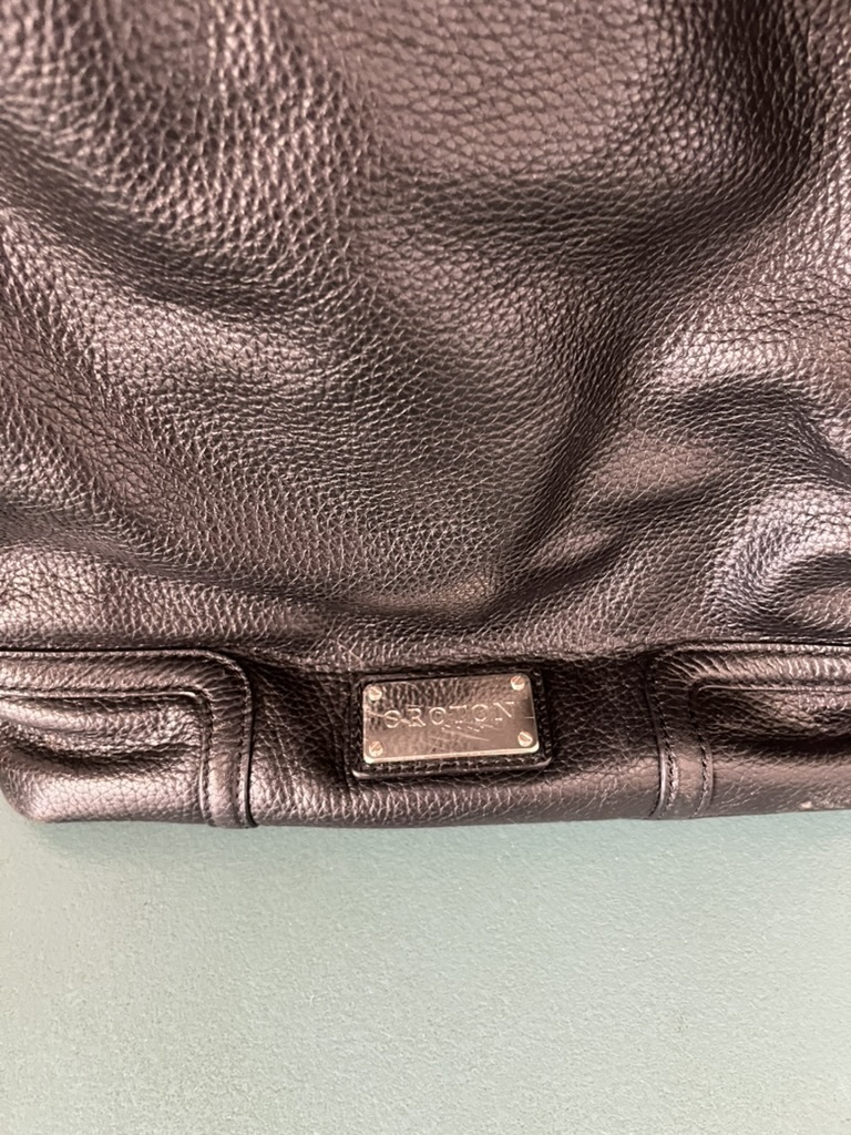 Mystical Hobo Black Pebbled Leather Shoulder Bag