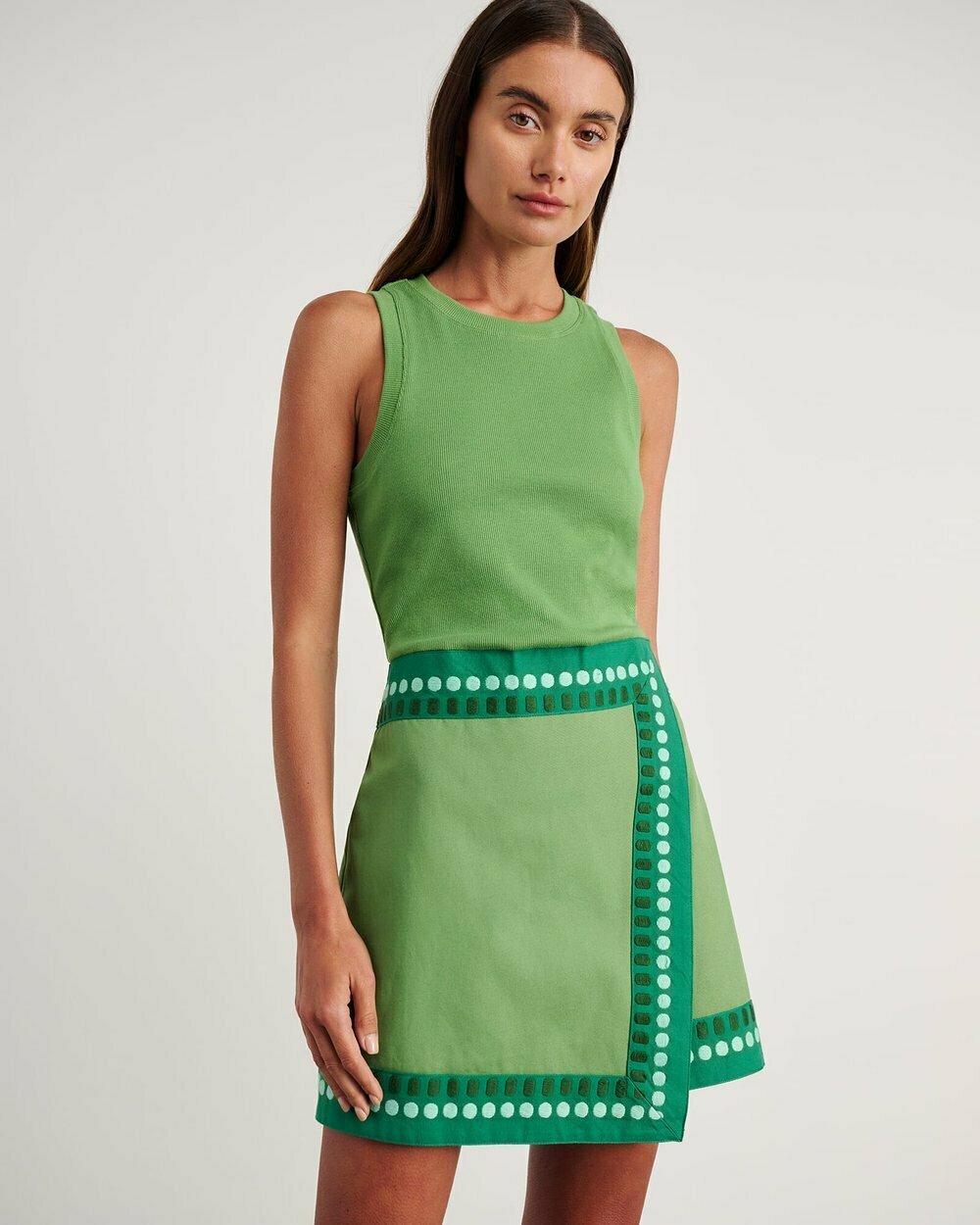 Canvas Mixed Media Dress
