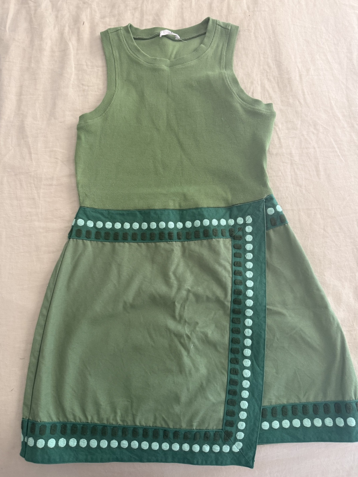 Canvas Mixed Media Dress