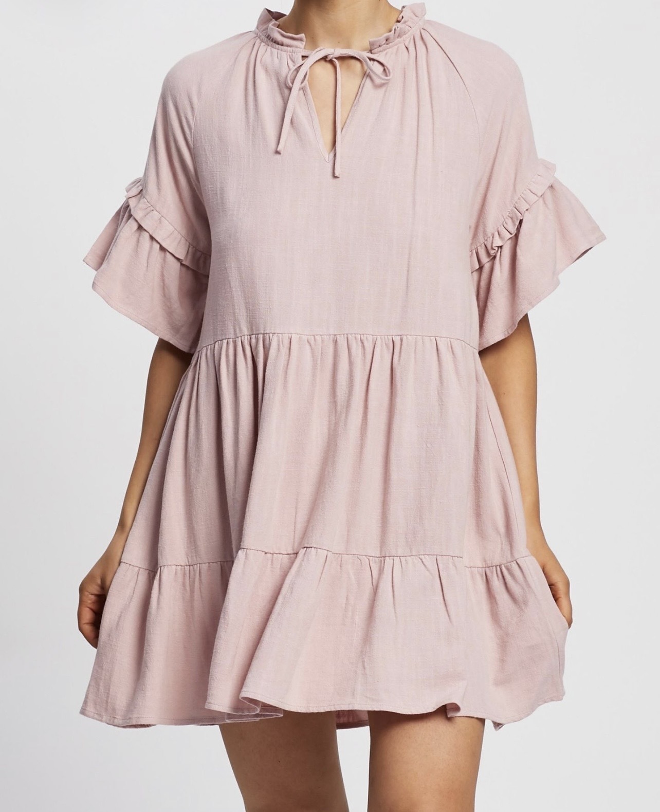 Antonia Dress – Dusty Pink (Size 18)