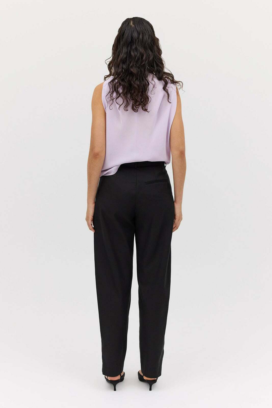 BLACK COTTON DRILL TONDO PANT