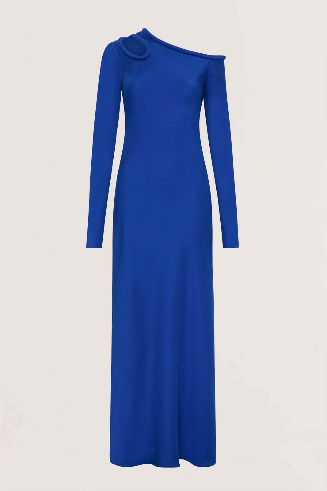 COBALT SATIN VIVIAN DRESS