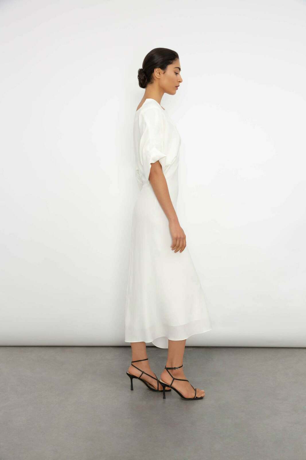 IVORY TWILL PALOMA DRESS
