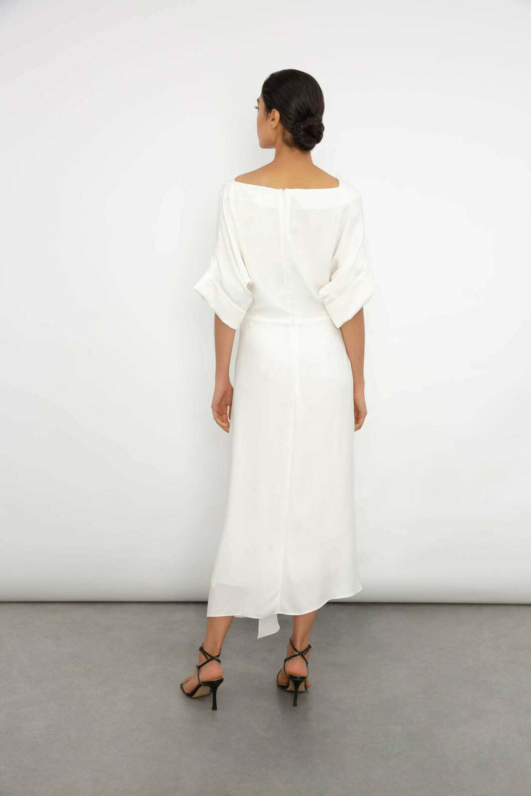 IVORY TWILL PALOMA DRESS
