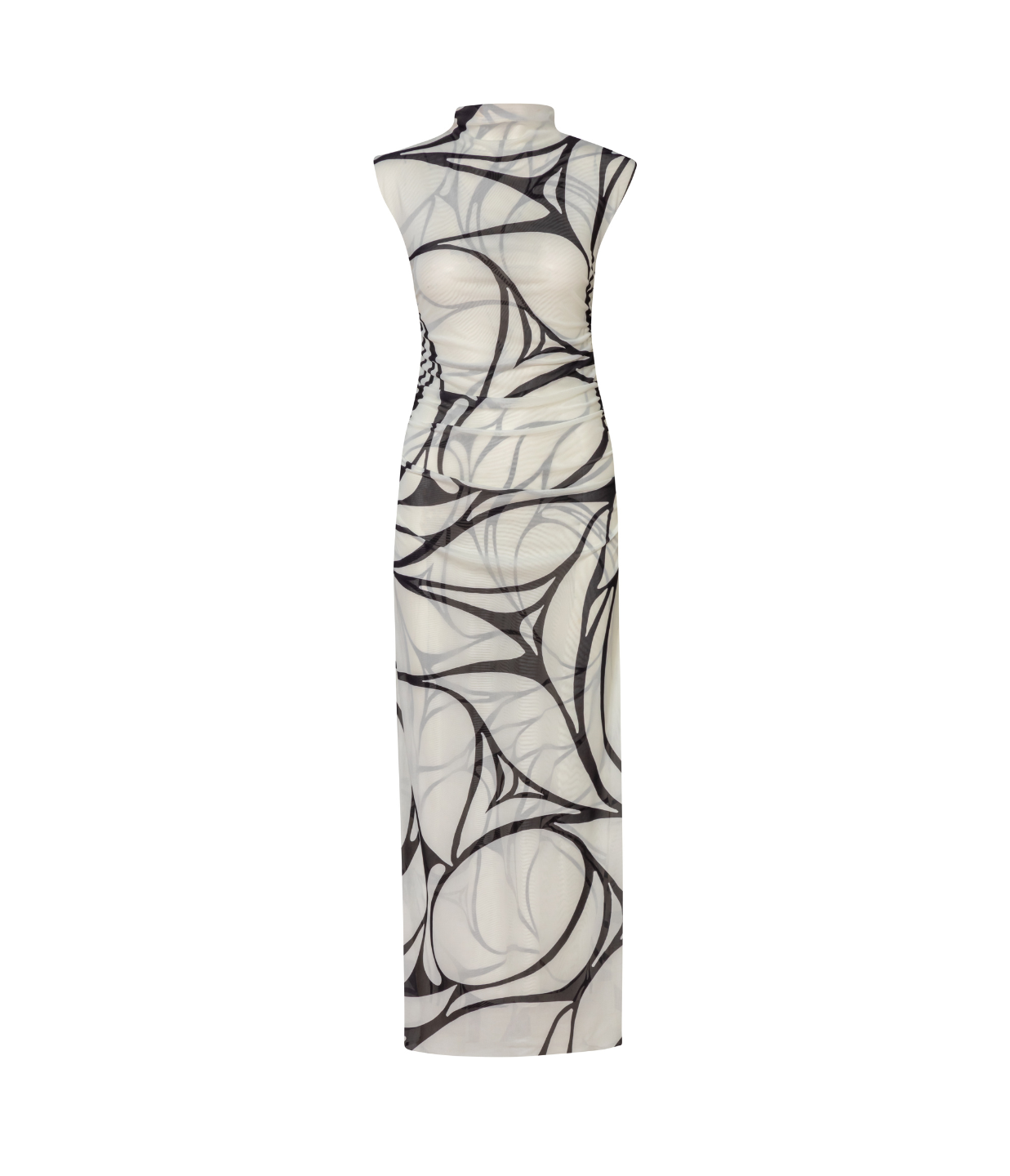 Alma Dress in Black and White