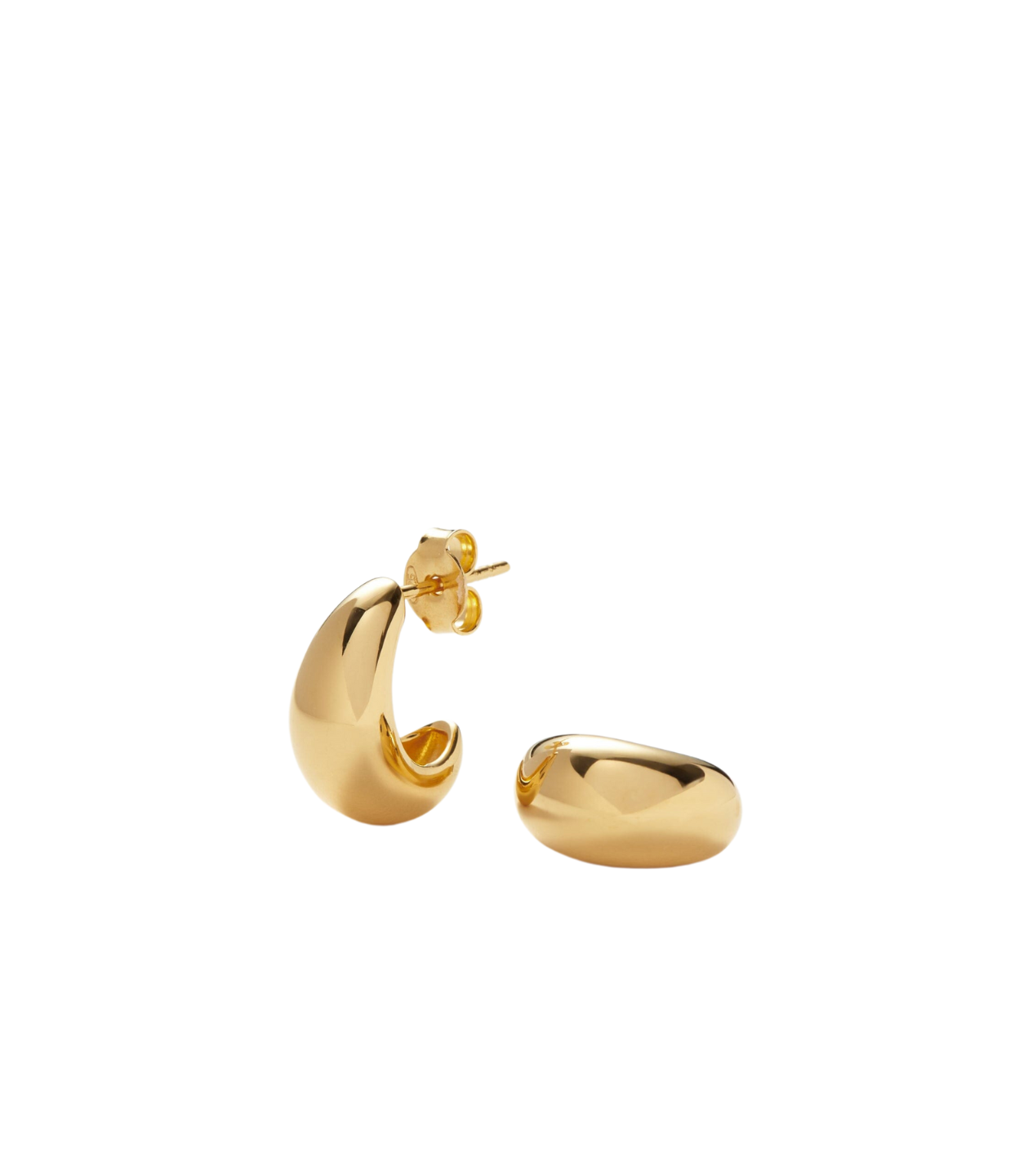 Savi Dome Small Hoop Earring in Gold