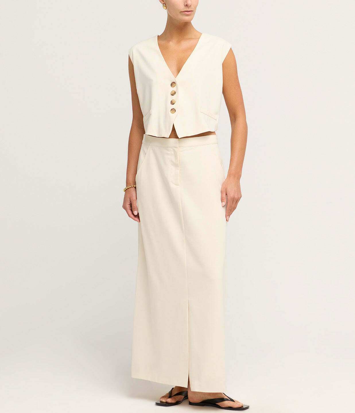 Clemence Skirt in Ivory