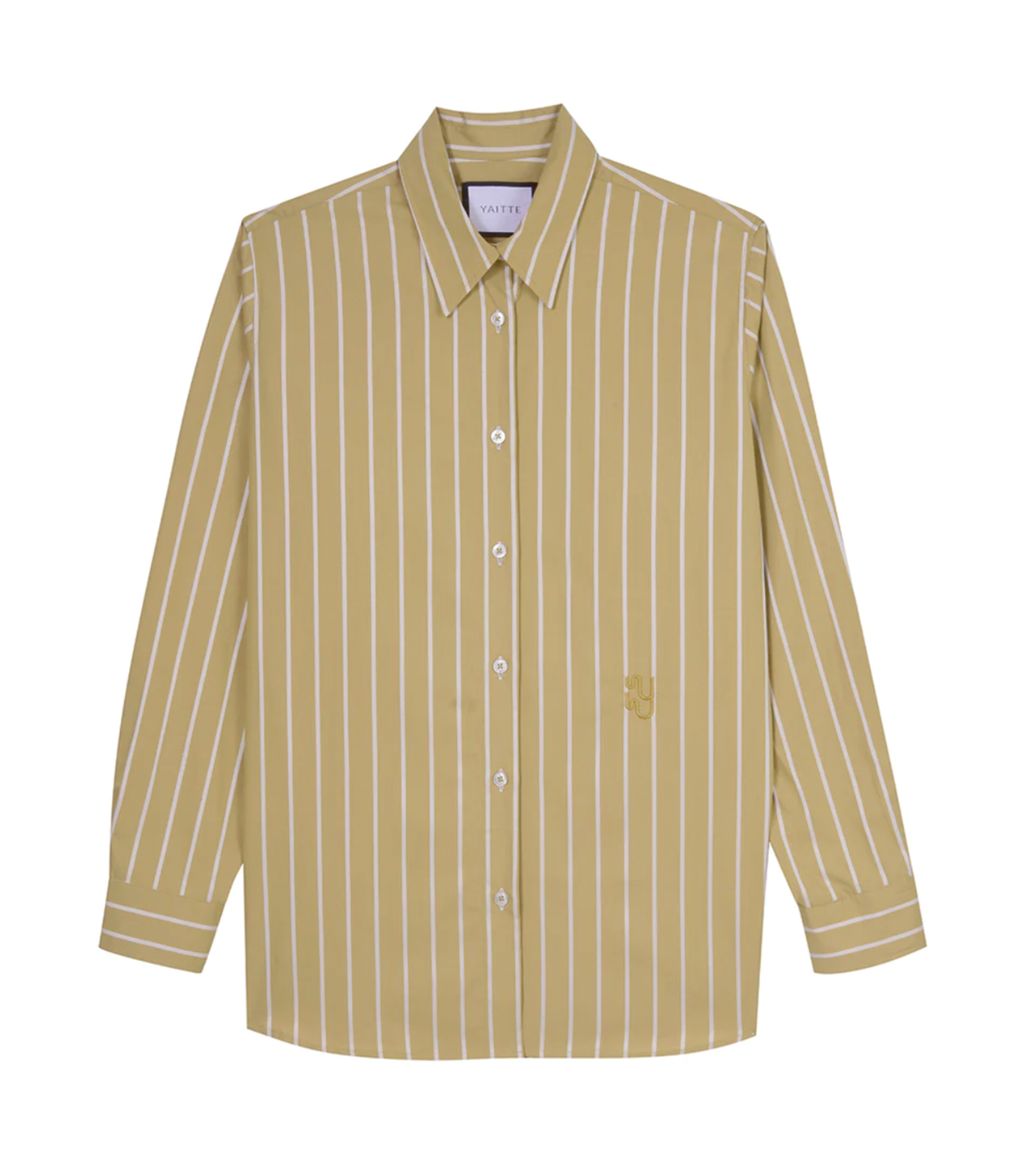 Buoy Striped Shirt in Mustard
