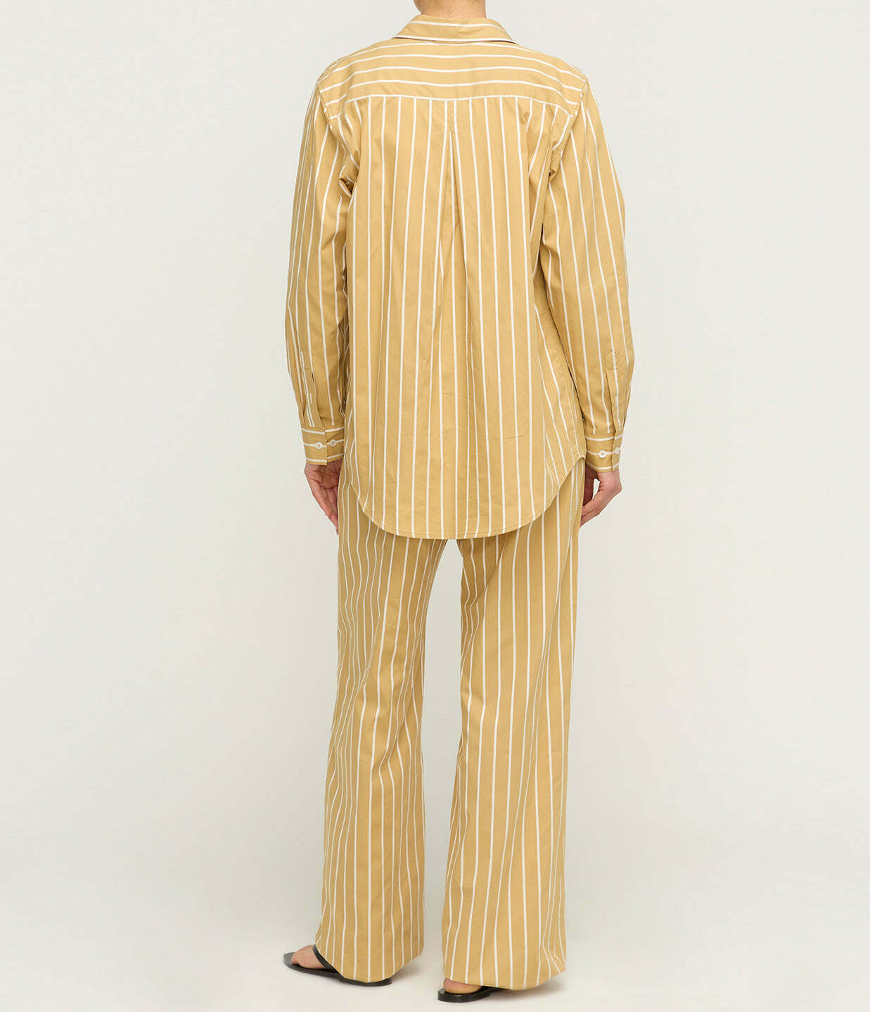 Buoy Striped Shirt in Mustard
