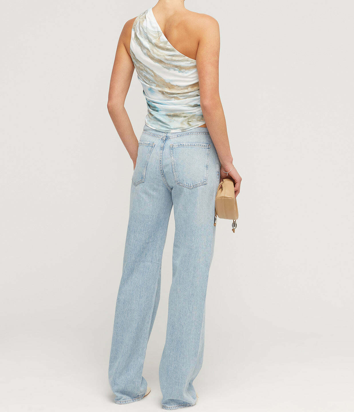 Wynter One Shoulder Top in Agate