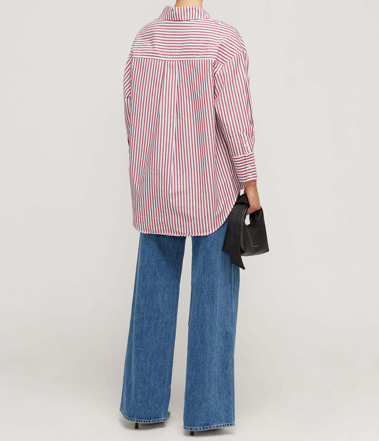Mika Shirt in Red and White Stripe