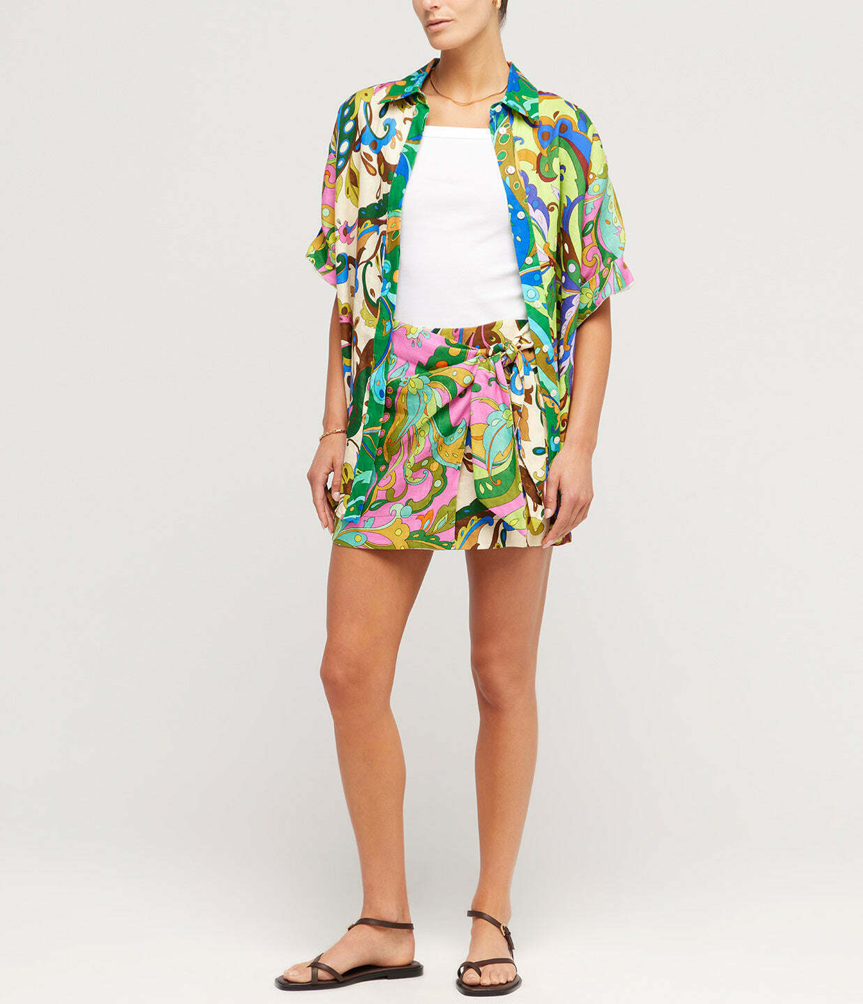Yvette Sarong Skirt in Multi