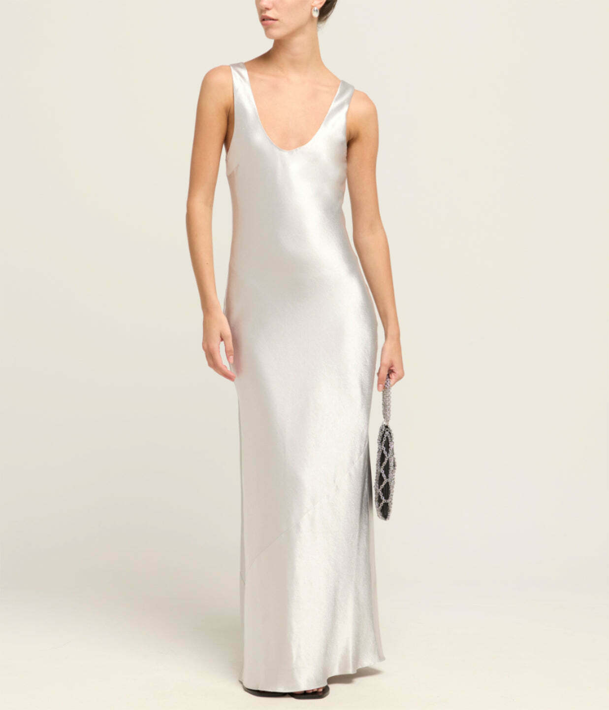 Camille Dress in Silver