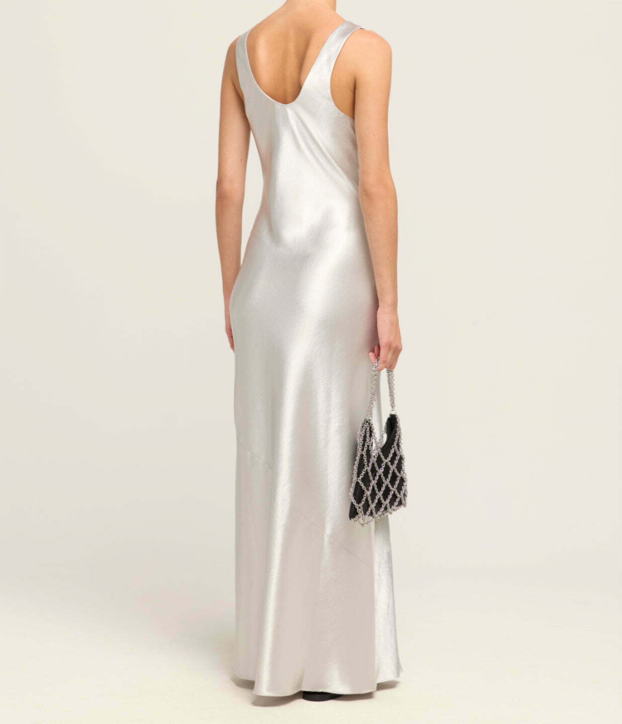 Camille Dress in Silver
