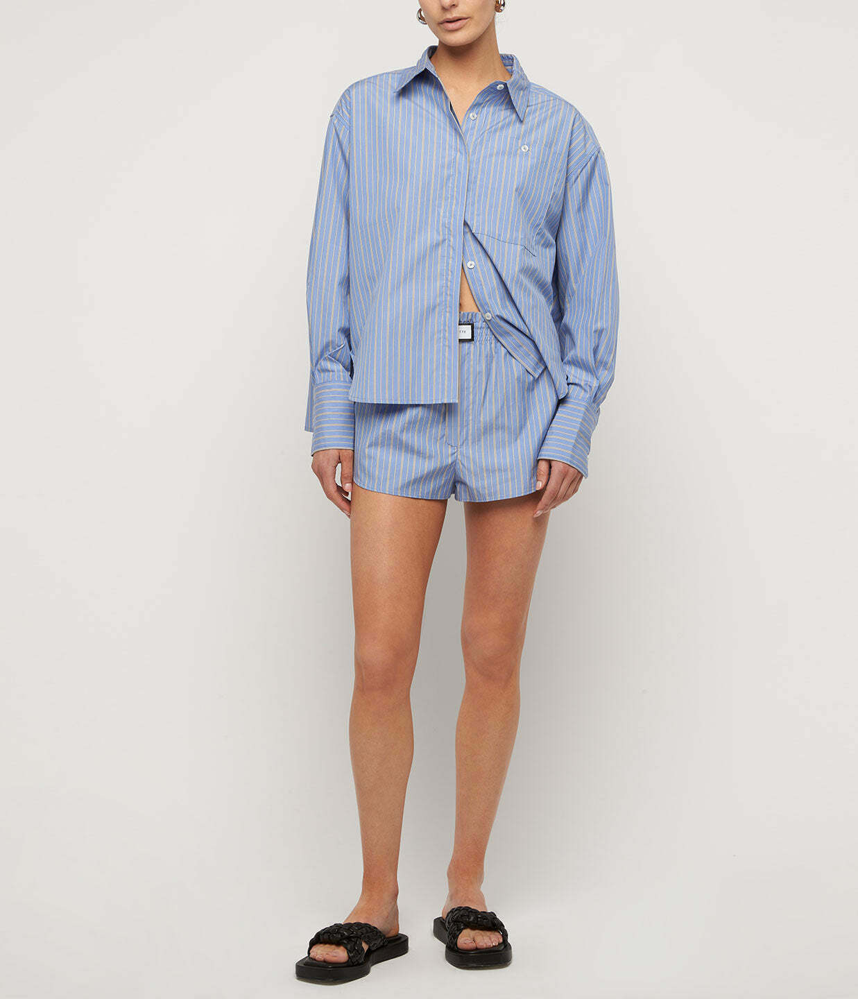 Palma Shirt in Blue Stripe