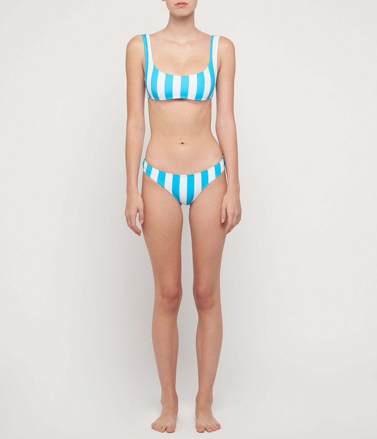 Elle Bikini Bottom in Peacock Blue