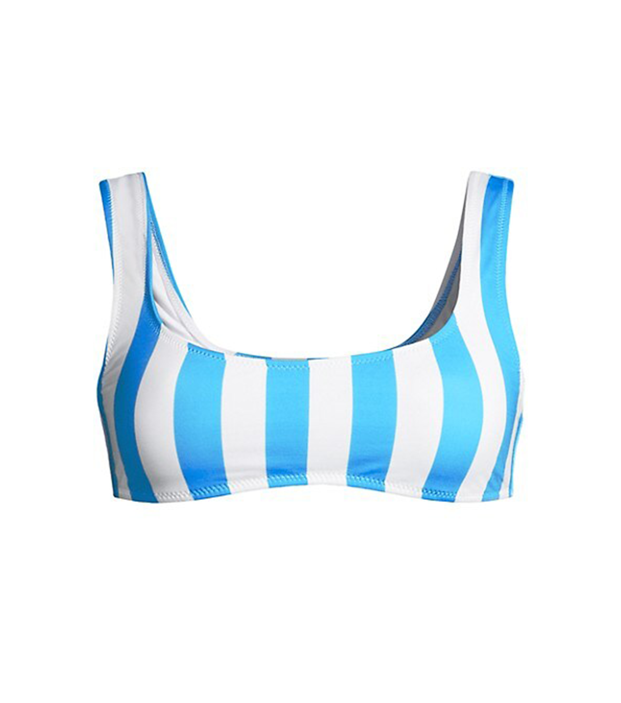 Elle Bikini Top in Peacock Blue