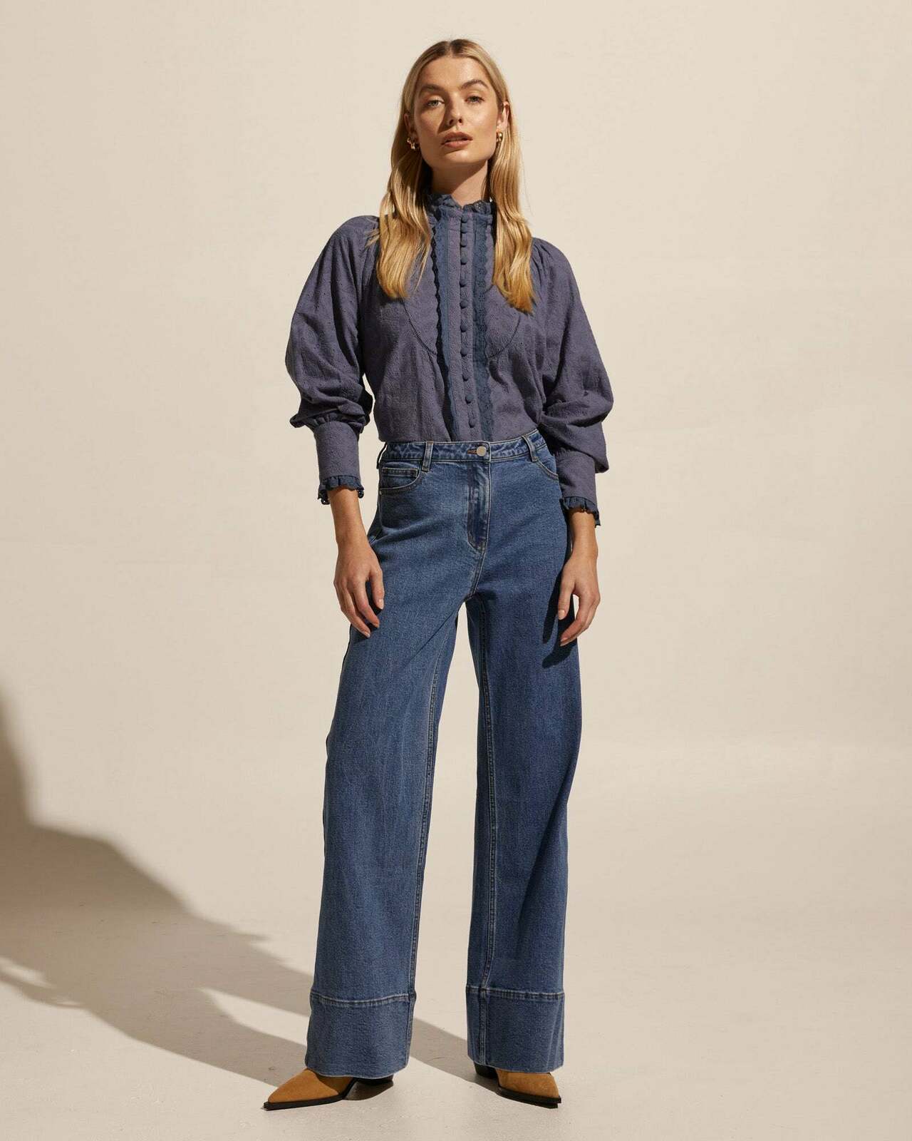 magnet jean - mid denim