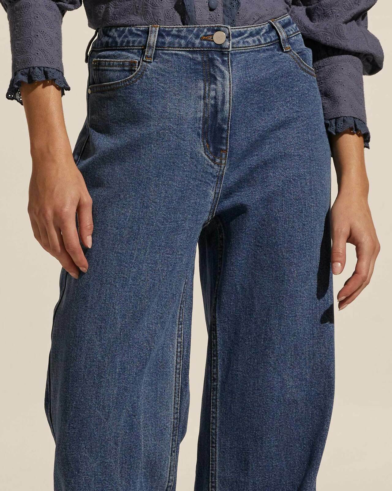 magnet jean - mid denim