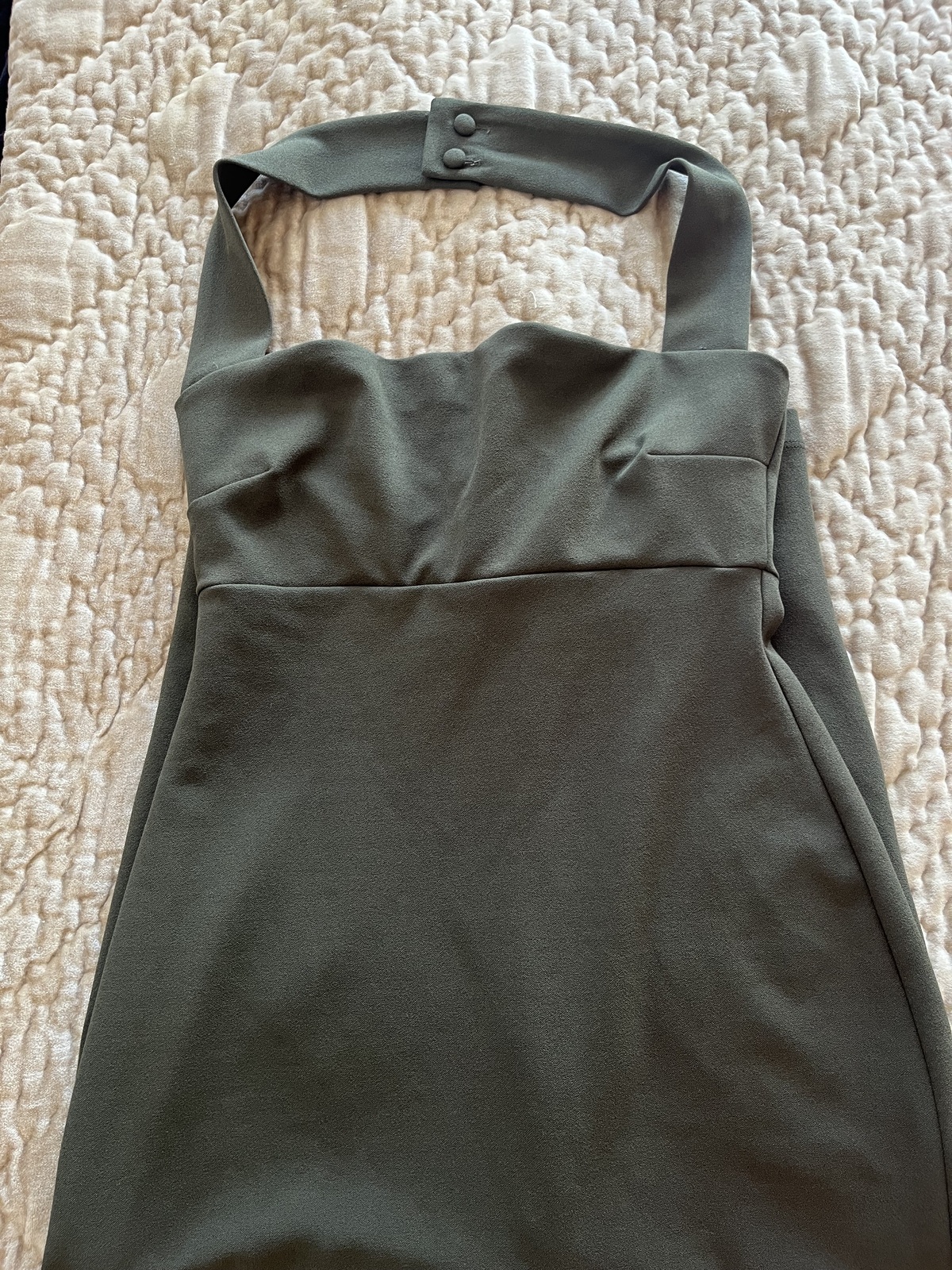 Boulevarde Midi bodycon Dress size M/10 khaki 