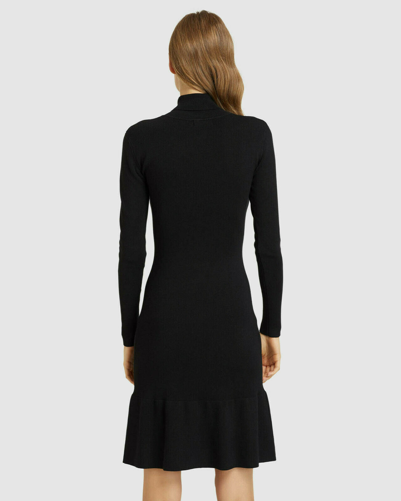 SCARLETTE TURTLE NECK KNITTED DRESS Green size 10