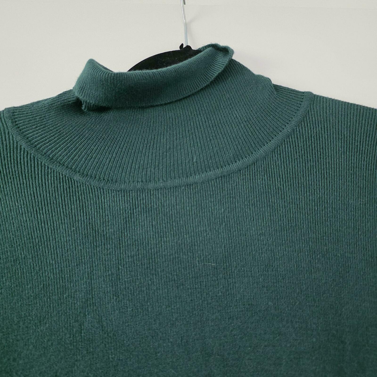 SCARLETTE TURTLE NECK KNITTED DRESS Green size 10