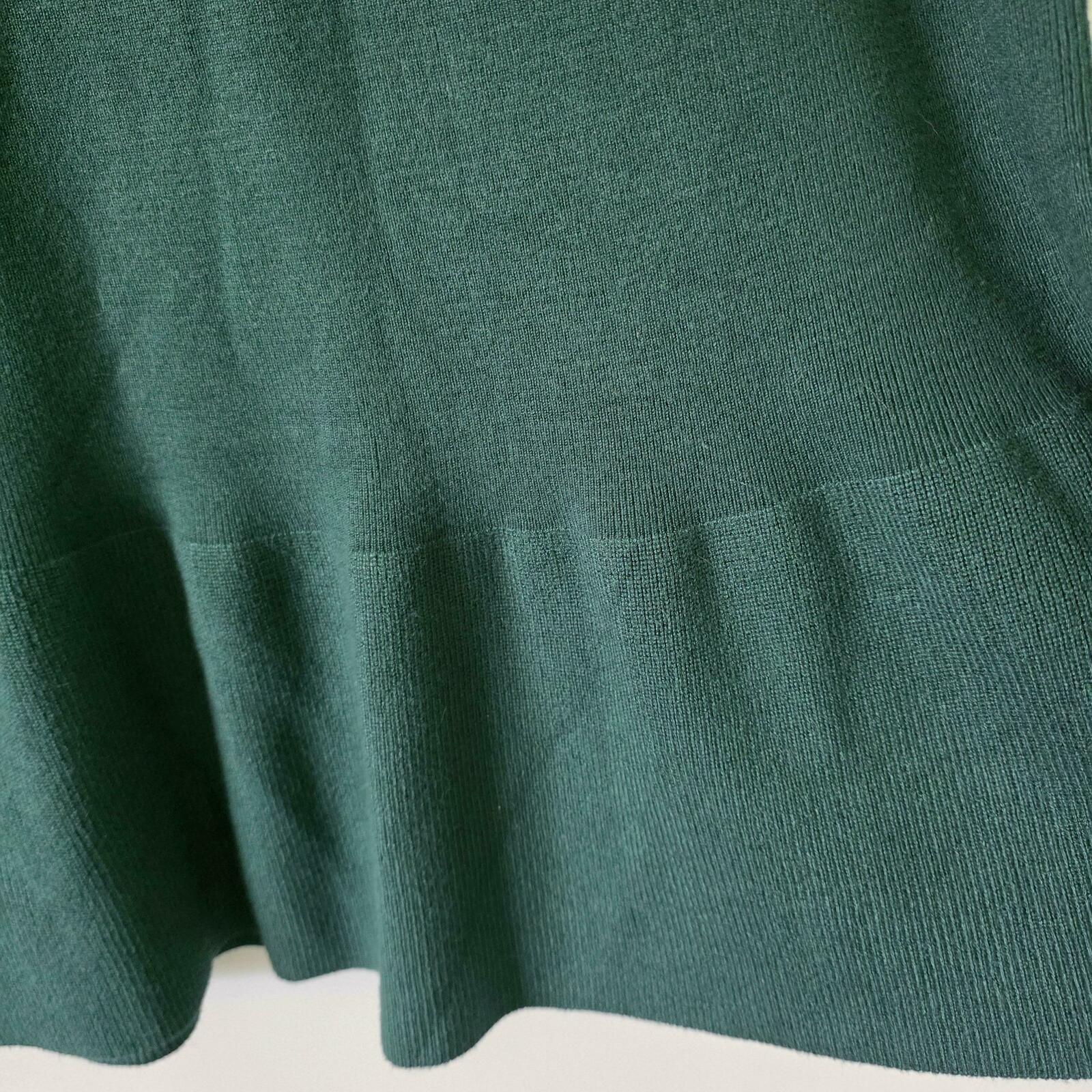 SCARLETTE TURTLE NECK KNITTED DRESS Green size 10