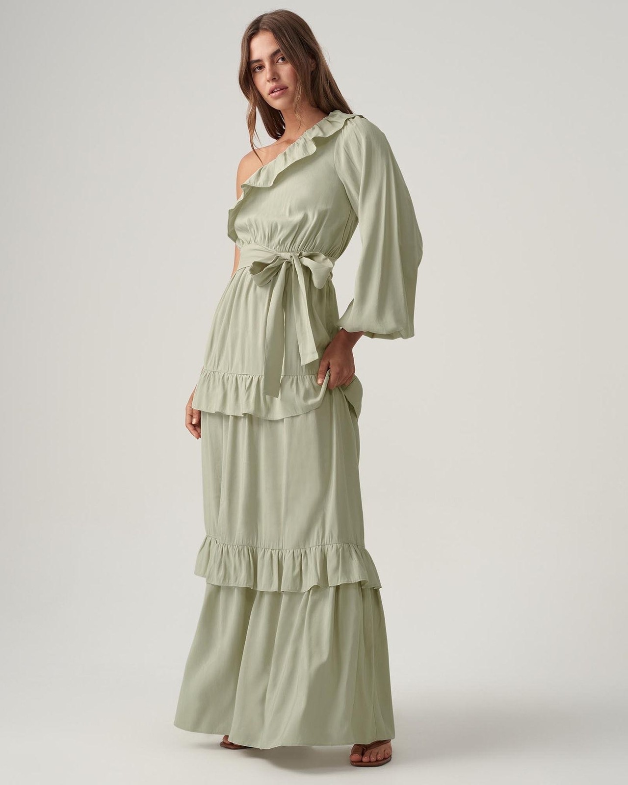 Sage Green Cher Maxi Dress