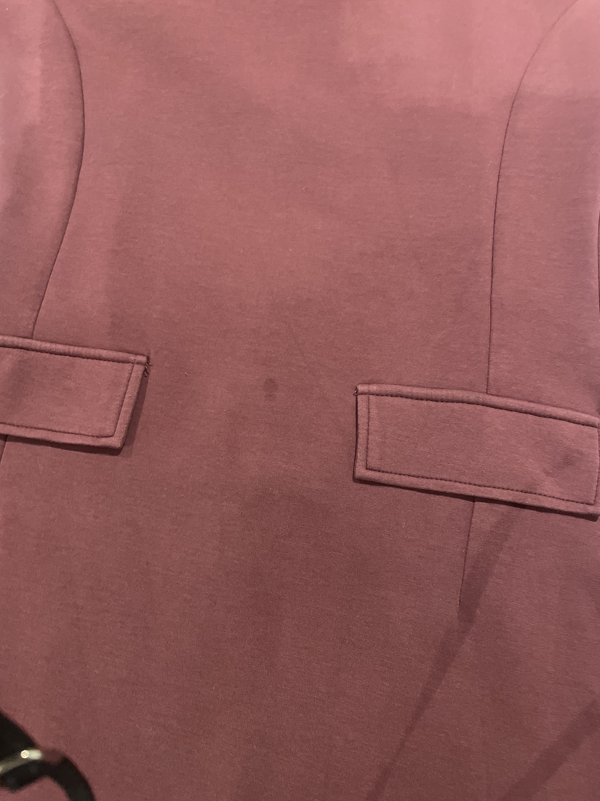 Burgundy Eve Scuba Stretch Dress 