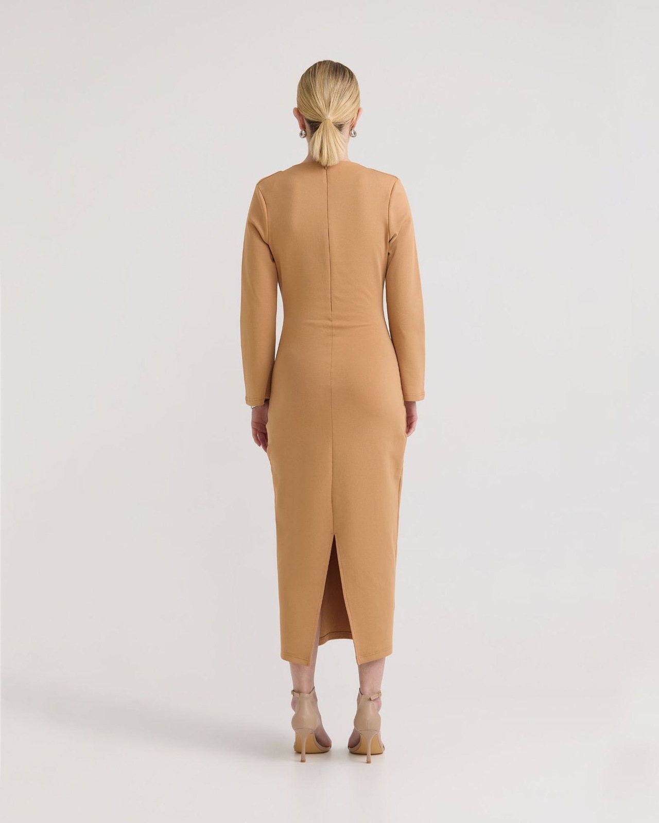 Camel Rebecca Ponti Dress
