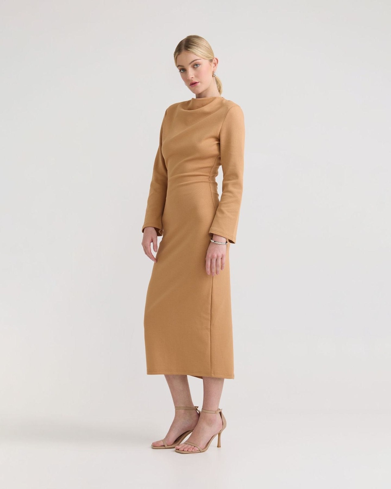 Camel Rebecca Ponti Dress