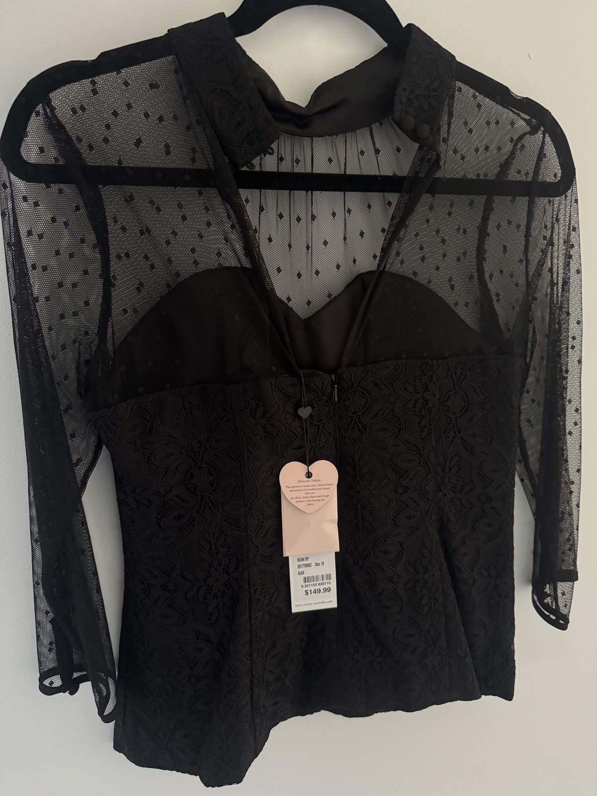 Black Helina Top