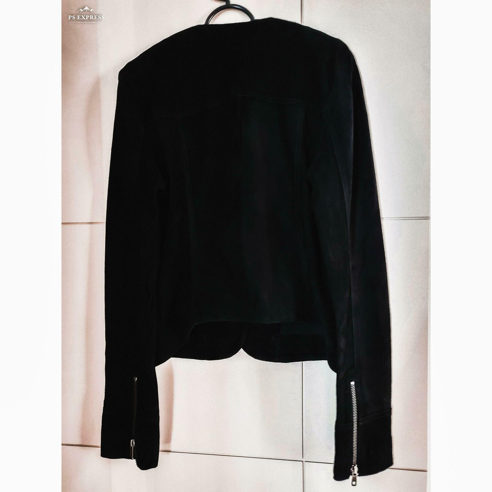 Pierre Suede Jacket Black