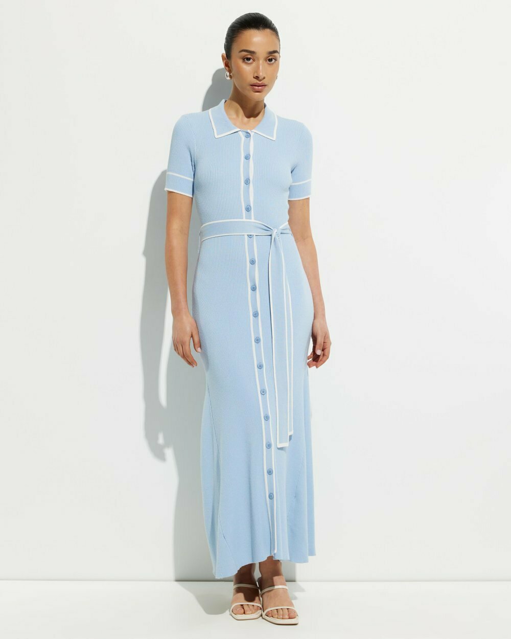 Lari Cornflower Blue Midi Dress