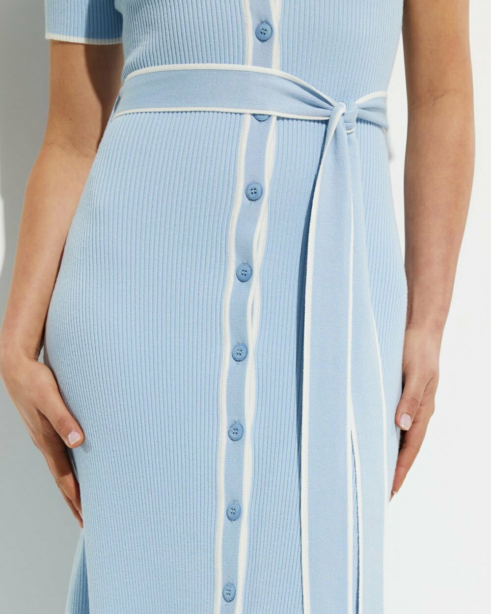 Lari Cornflower Blue Midi Dress