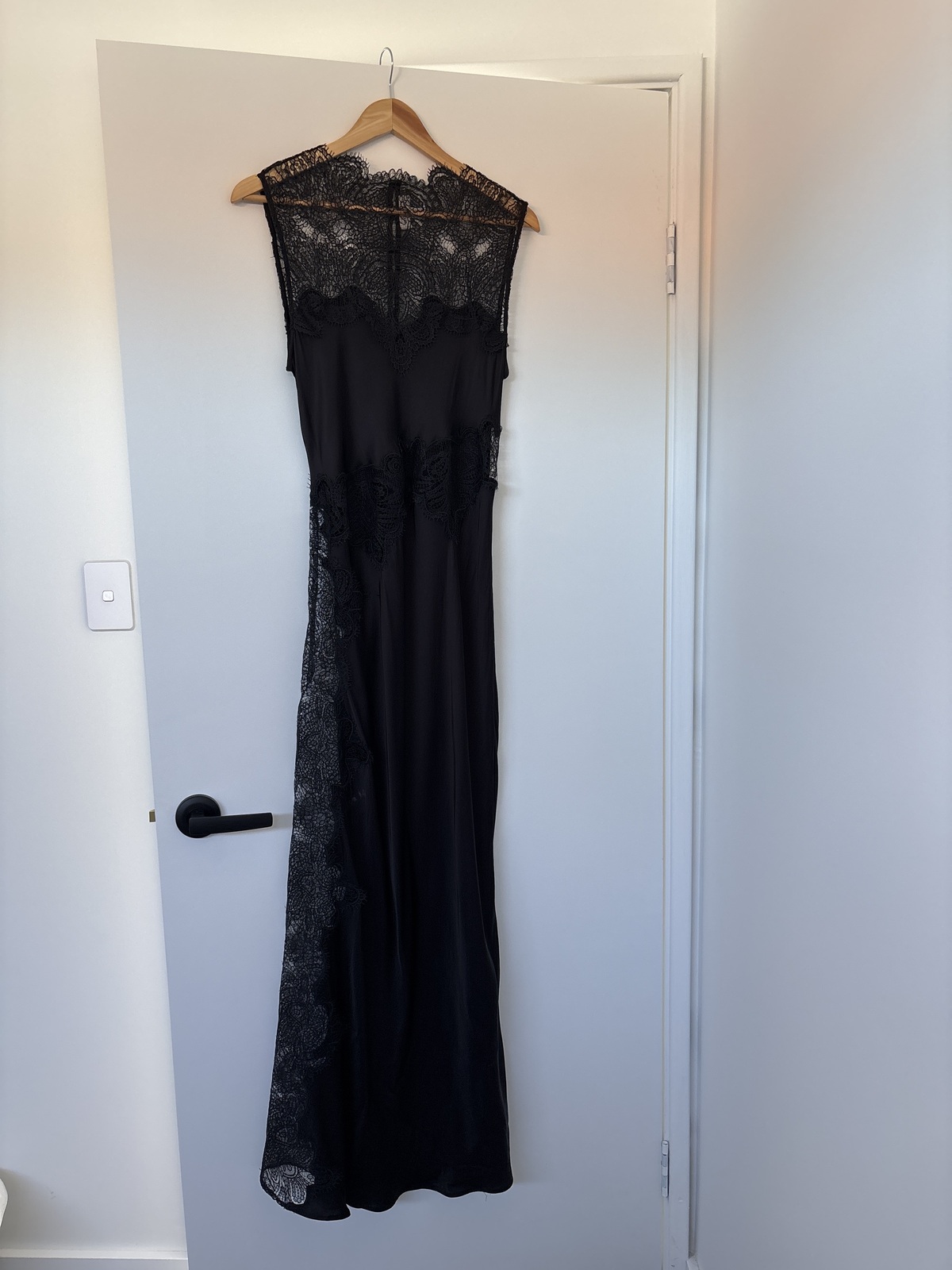 Black lace dress