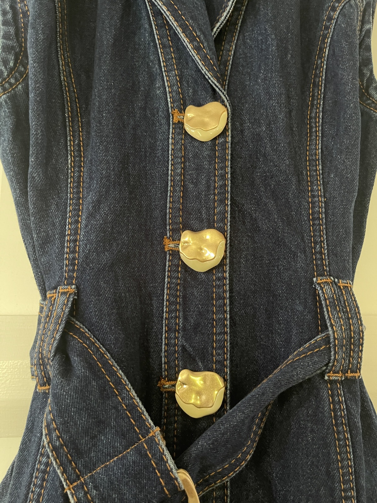 Elena Denim Midi Dress 