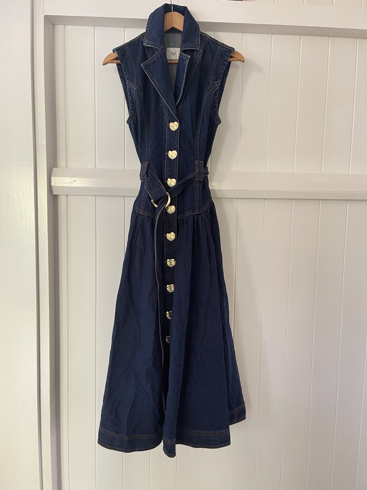 Elena Denim Midi Dress 