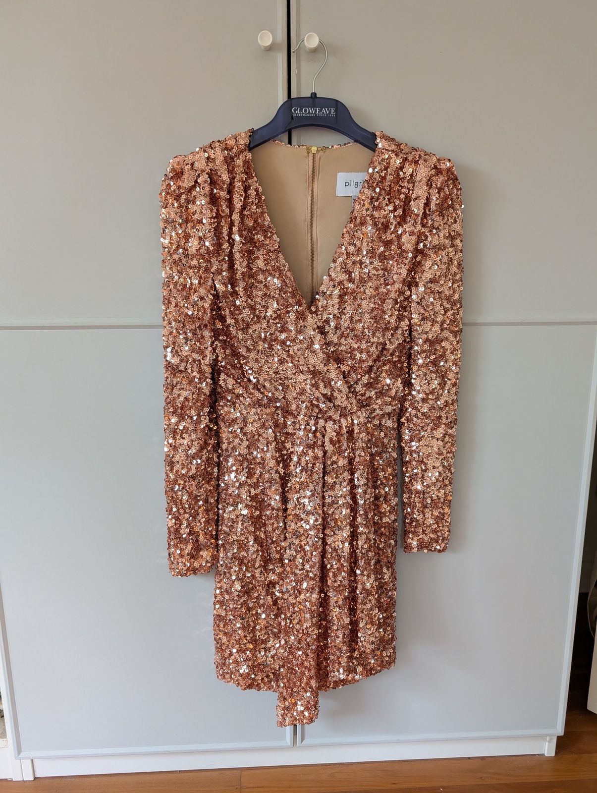 sequin dress (Rose gold) size AU6