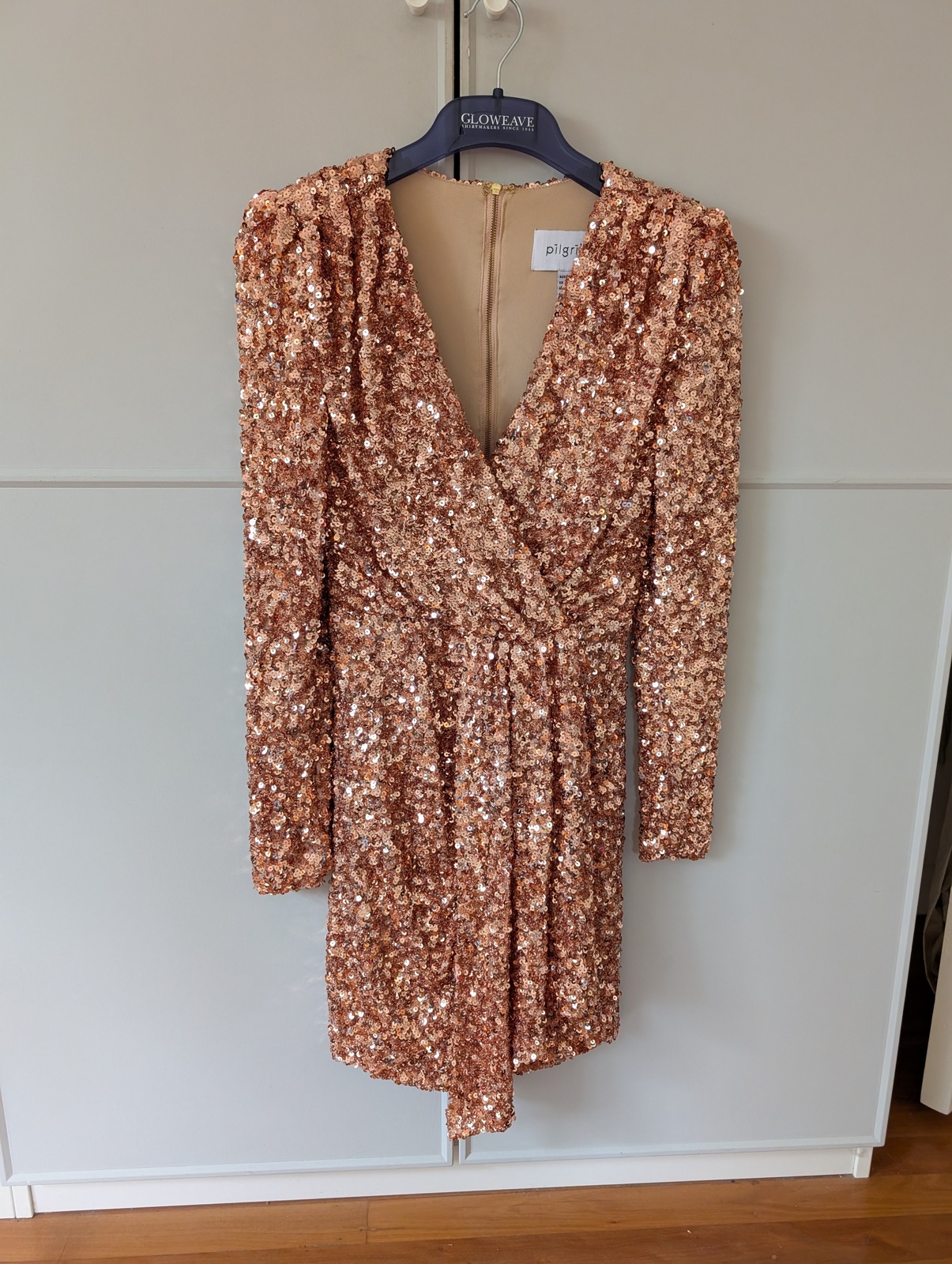 sequin dress (Rose gold) size AU6