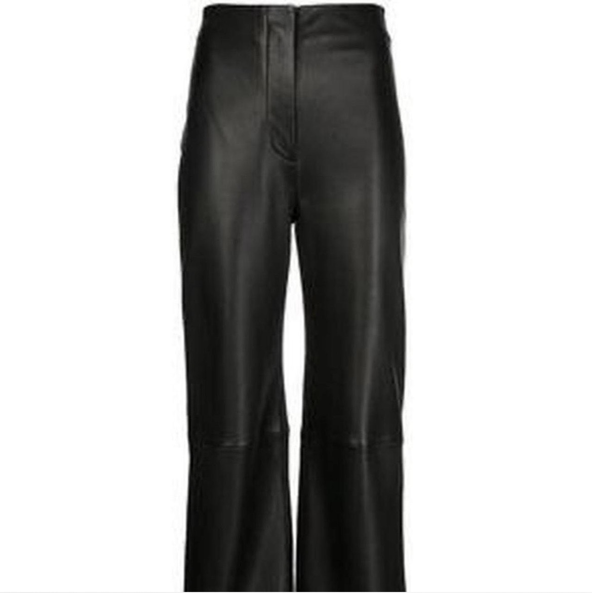 Black Vegan Leather Pants size 12 