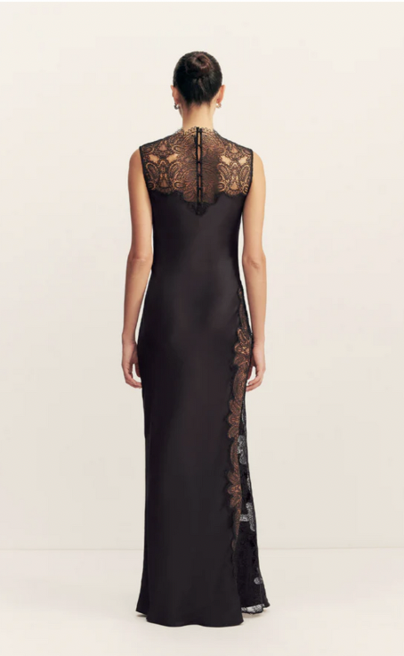 Black lace dress