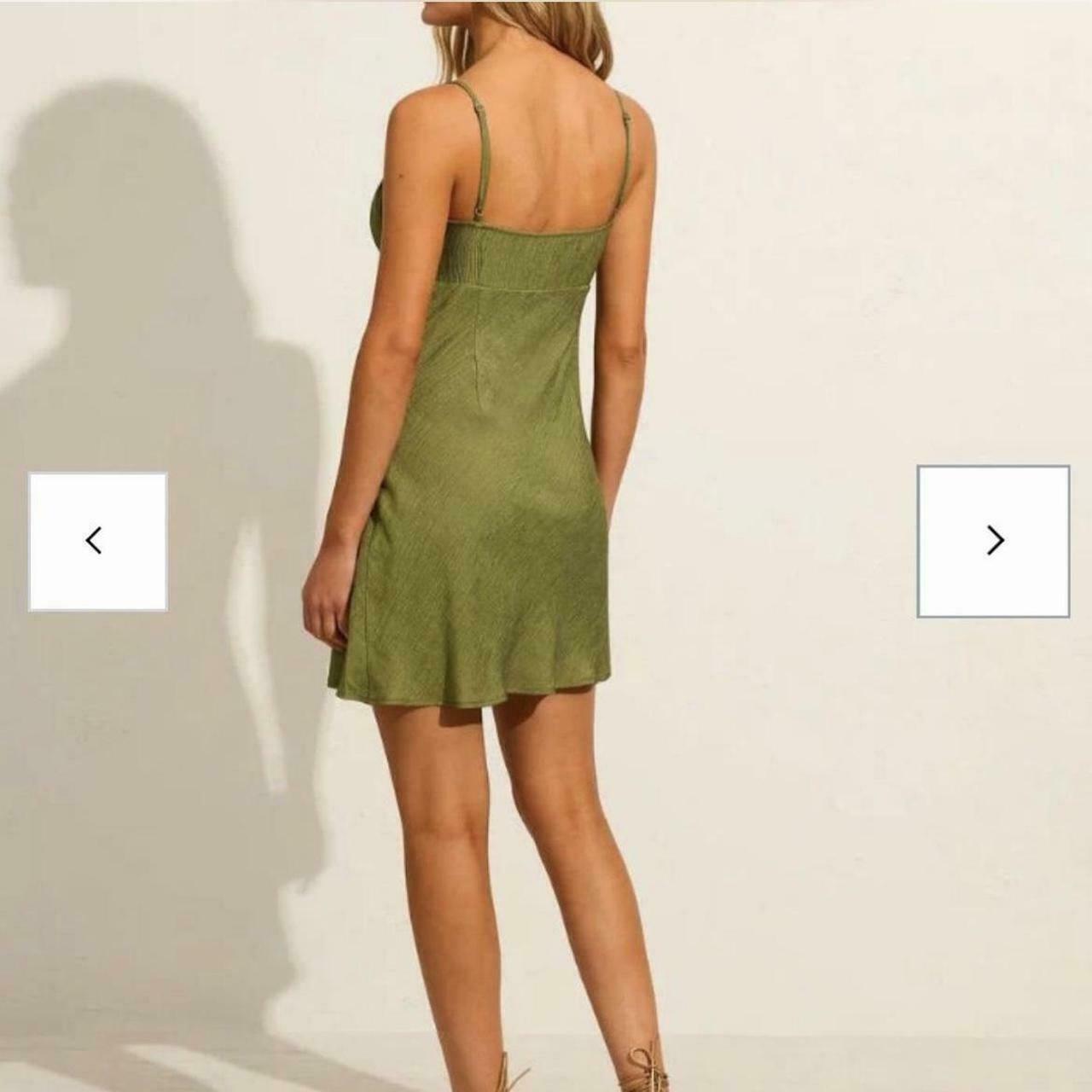  Lavinia Mini Dress, Green/Olive/Khaki (BNWT)