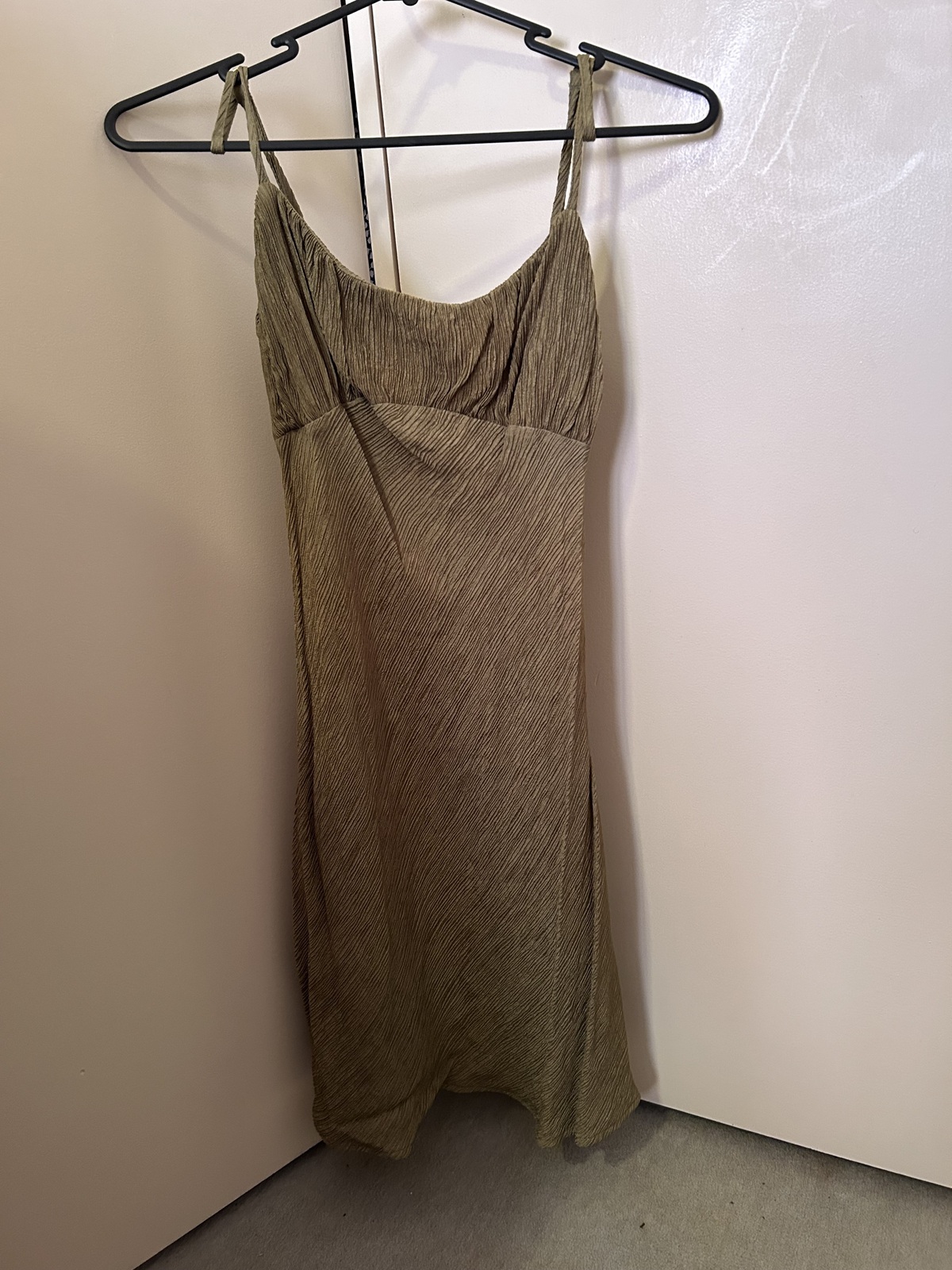  Lavinia Mini Dress, Green/Olive/Khaki (BNWT)