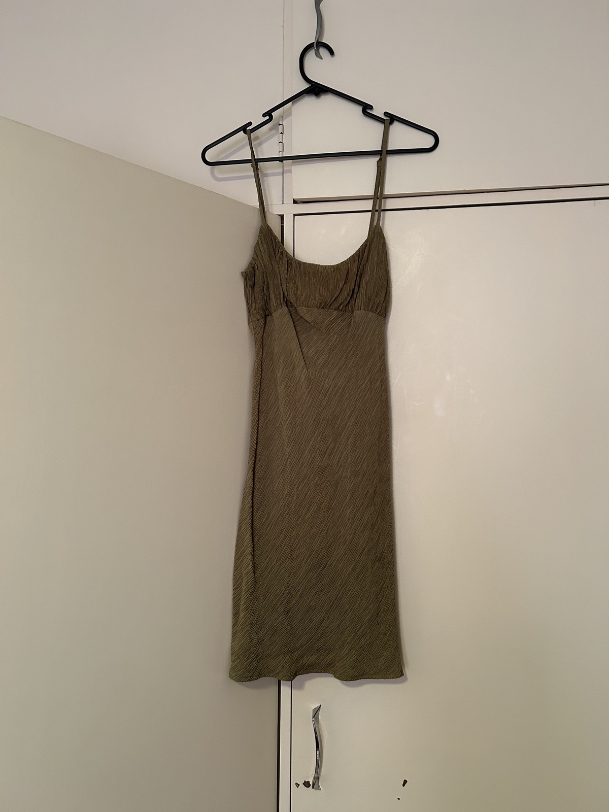  Lavinia Mini Dress, Green/Olive/Khaki (BNWT)