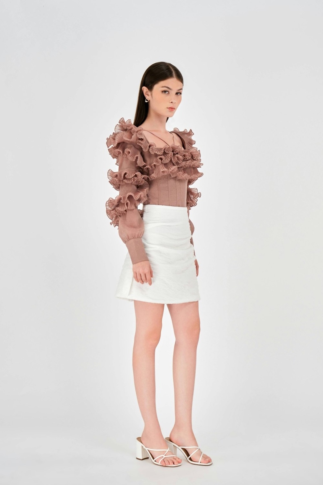 Ruffle Blouse (BNWOT)