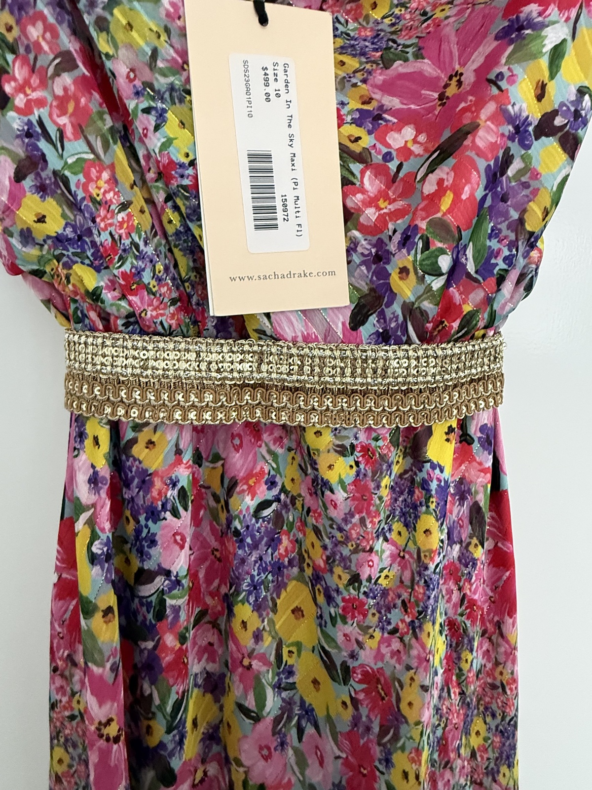 Garden in the sky maxi dress 